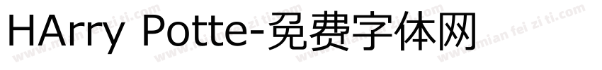 HArry Potte字体转换